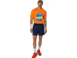 Clearance ASICS MEN GS GRAPHIC TEE Shocking Orange