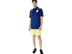 Hot ASICS MEN HEX GRADIENT POLO WCH Dark Blue (Pantone 281 C)