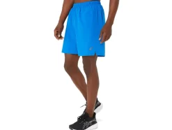 Fashion ASICS MEN 7IN 2 IN 1 SHORT Tuna Blue/Carrier Grey