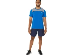 Sale ASICS MEN 7IN 2 IN 1 SHORT Peacoat/Red Snapper