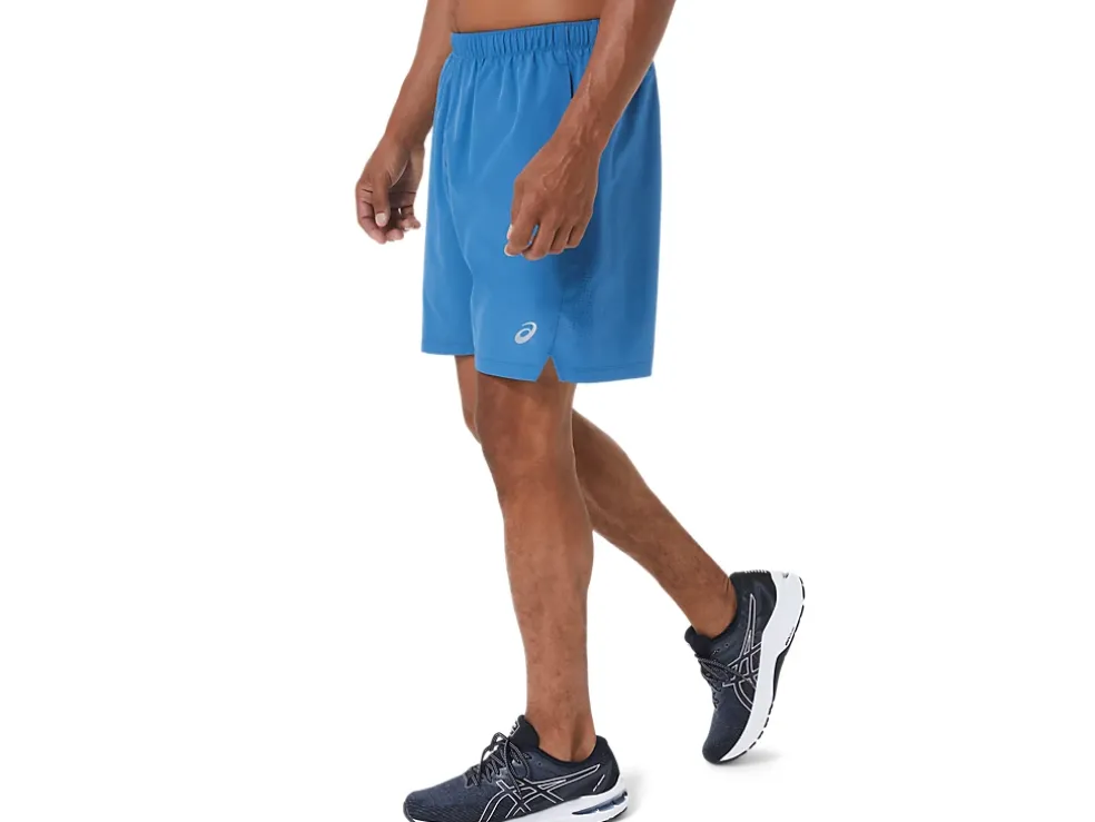 Discount ASICS MEN 7IN 2 IN 1 SHORT Azure/Carrier Grey