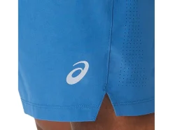 Discount ASICS MEN 7IN 2 IN 1 SHORT Azure/Carrier Grey