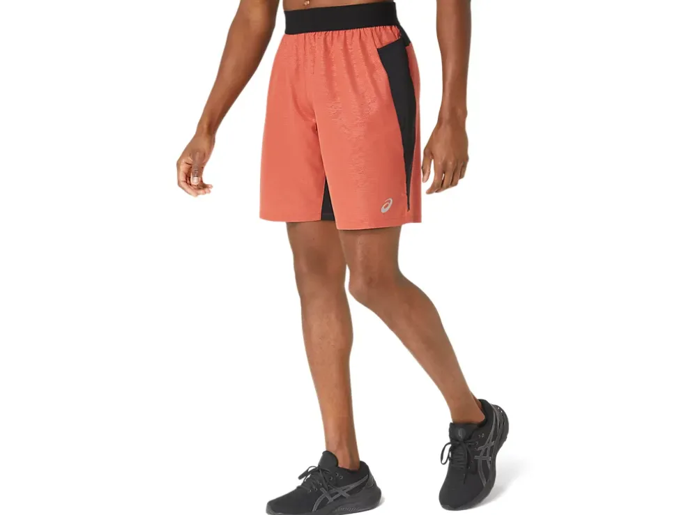 Online ASICS MEN 9IN MIXER SHORT Spice Latte Nagashi Tech