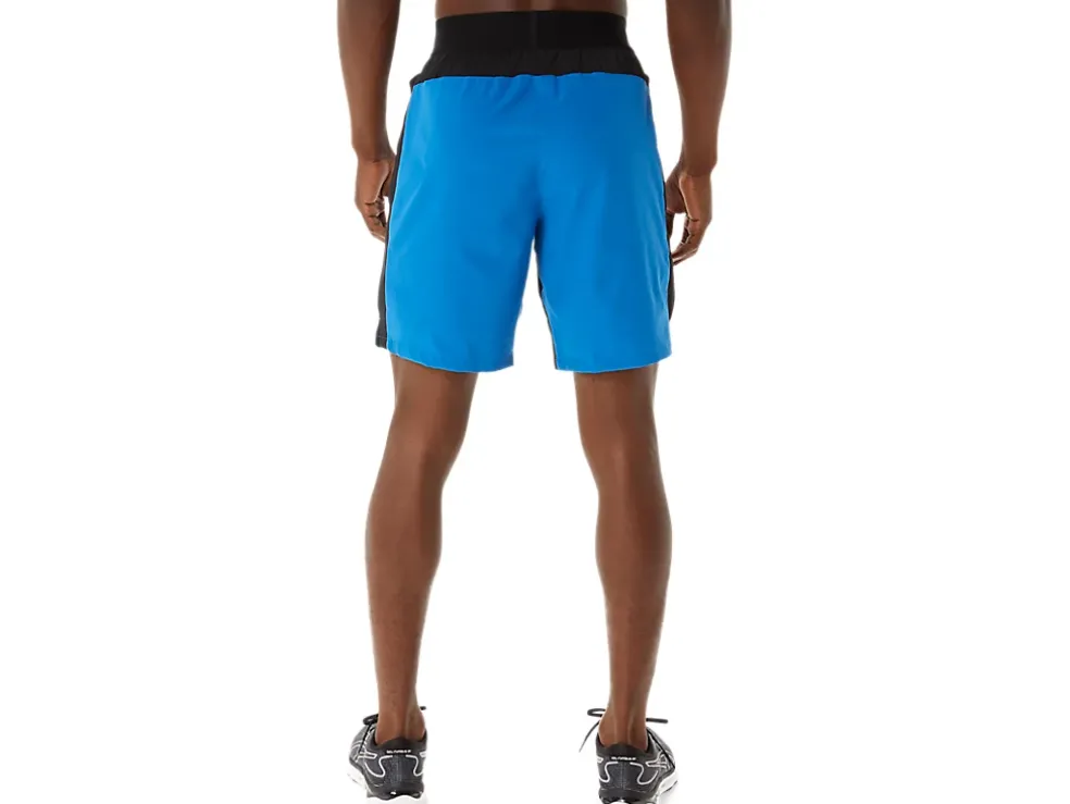New ASICS MEN 9IN MIXER SHORT Lake Drive/Performance Black