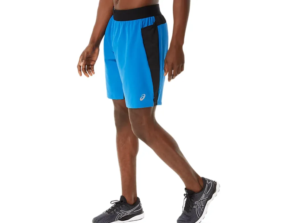 New ASICS MEN 9IN MIXER SHORT Lake Drive/Performance Black