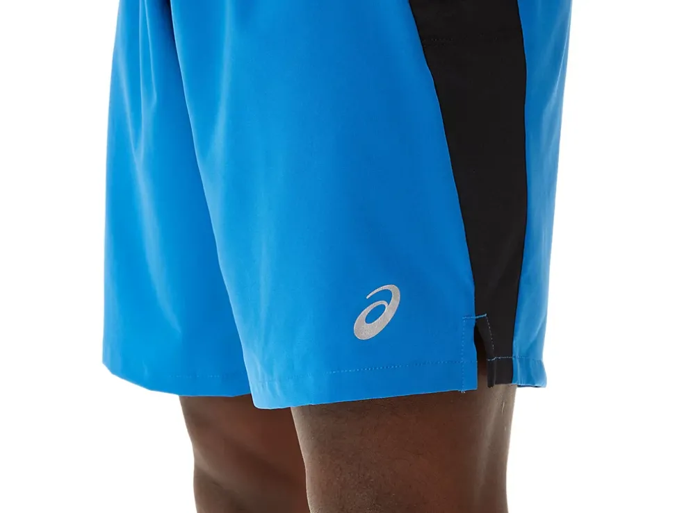 New ASICS MEN 9IN MIXER SHORT Lake Drive/Performance Black