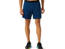 Fashion ASICS MEN 7IN KNIT TRAINING SHORT French Blue Heather