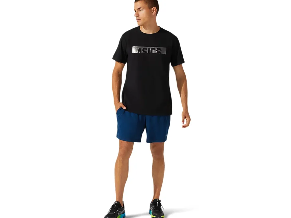 Fashion ASICS MEN 7IN KNIT TRAINING SHORT French Blue Heather