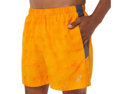 New ASICS MEN 5IN PR LYTE SHORT Tie Dye Amber