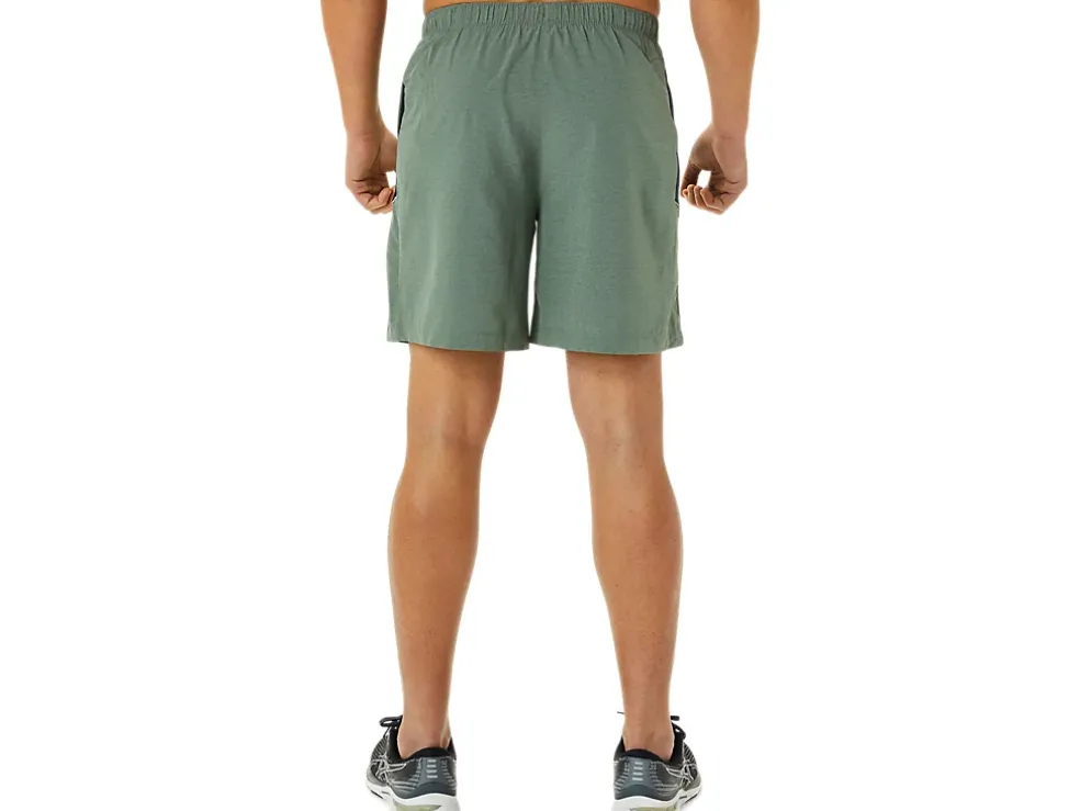 Fashion ASICS MEN 7IN PR LYTE SHORT Lichen Green Print/French Blue