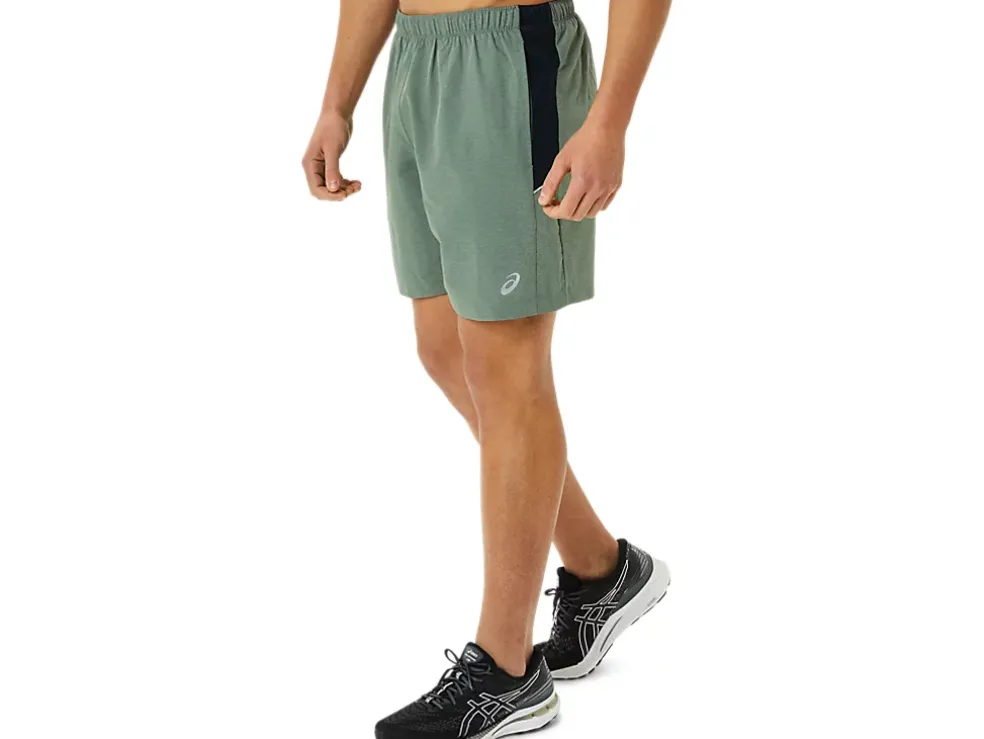 Fashion ASICS MEN 7IN PR LYTE SHORT Lichen Green Print/French Blue