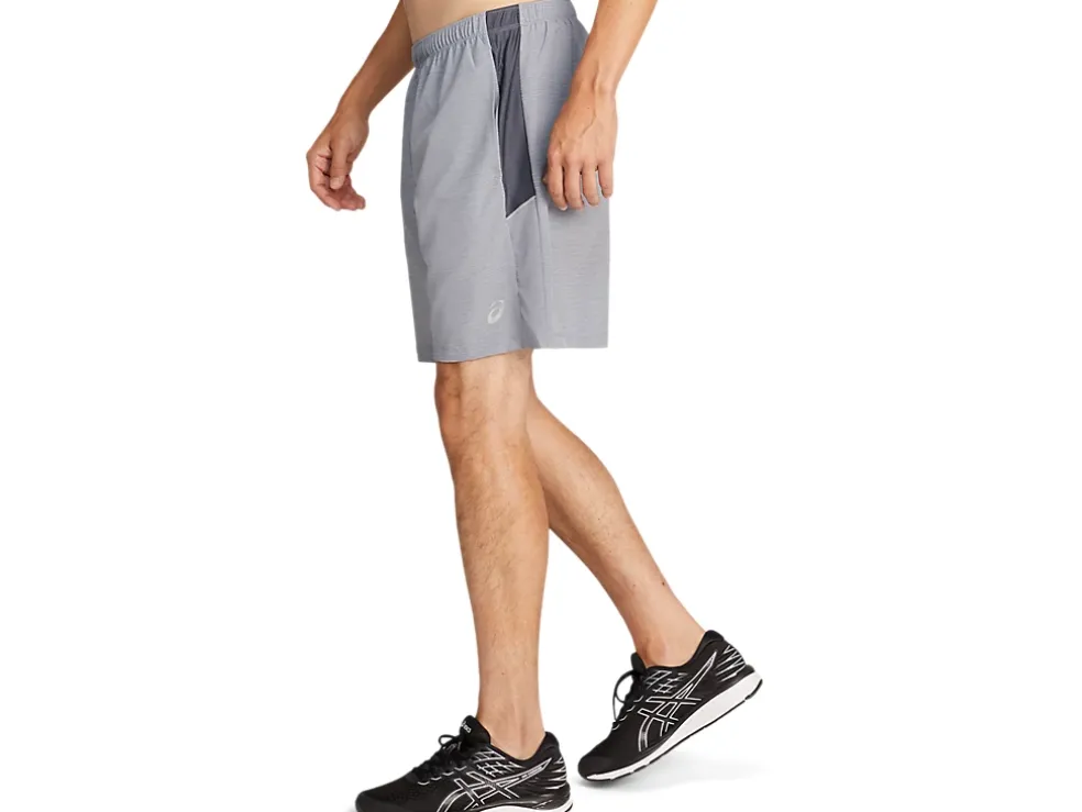 Best Sale ASICS MEN 7IN PR LYTE SHORT Sheet Rock Spacedye Print/Carrier Grey