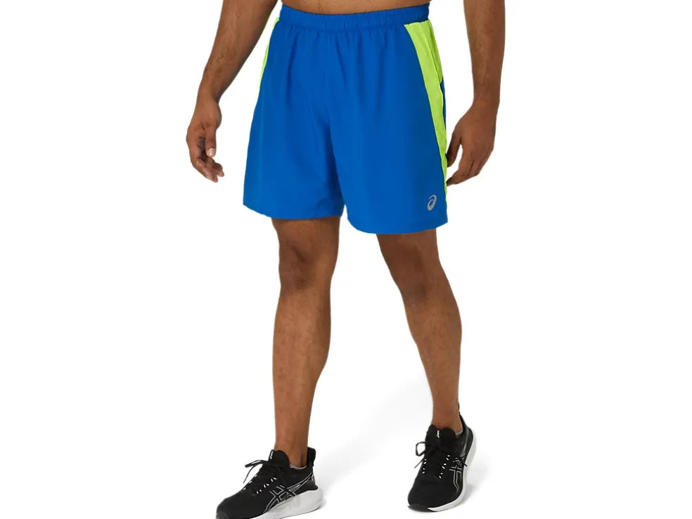 Fashion ASICS MEN 7IN PR LYTE SHORT 2.0 Tuna Blue/Safety Yellow