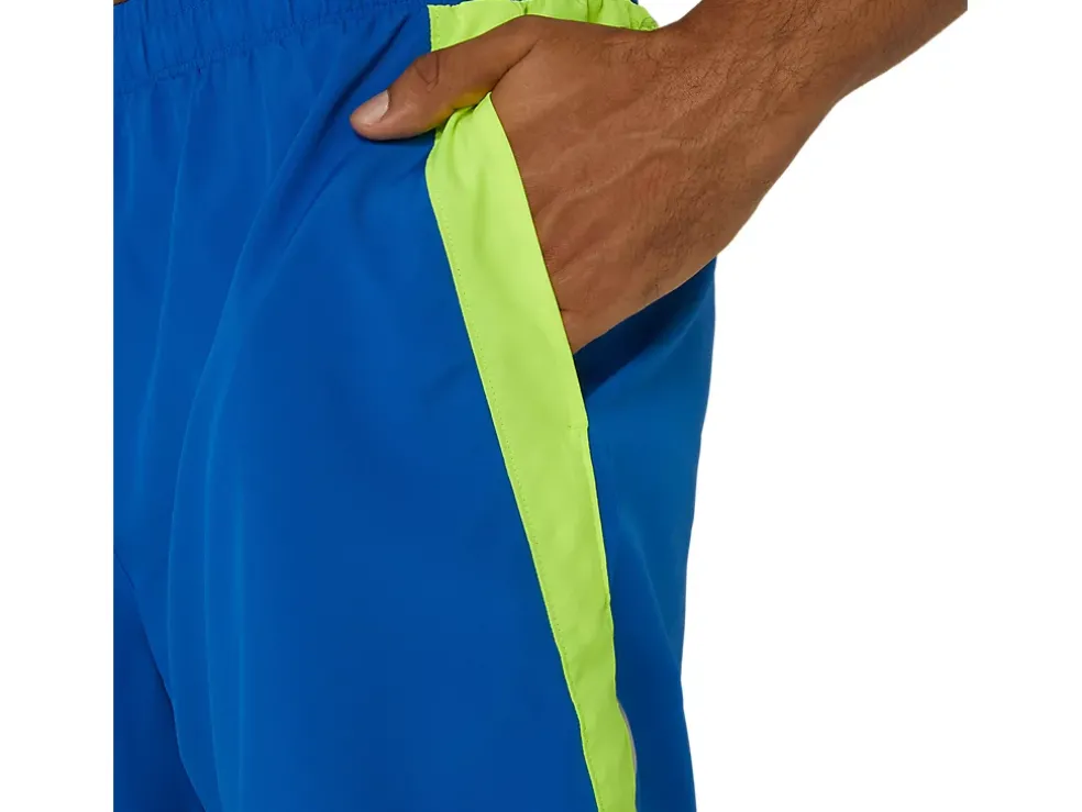 Fashion ASICS MEN 7IN PR LYTE SHORT 2.0 Tuna Blue/Safety Yellow