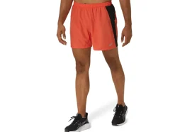 Clearance ASICS MEN 5IN PR LYTE SHORT 2.0 Red Snapper/Performance Black