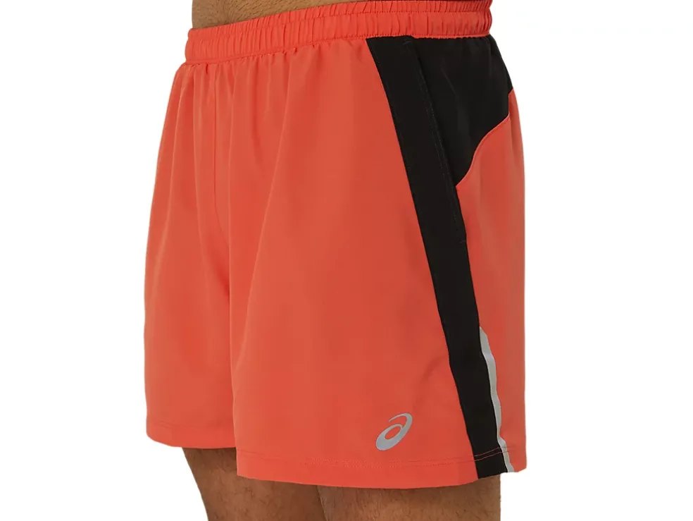 Clearance ASICS MEN 5IN PR LYTE SHORT 2.0 Red Snapper/Performance Black
