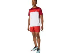 Shop ASICS MEN KASANE SHORT Electric Red/Burgundy