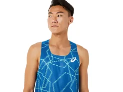 Outlet ASICS MEN LIGHT MESH SINGLET Lake Drive