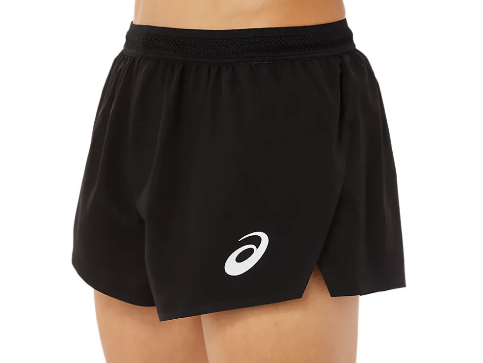 Cheap ASICS MEN LIGHT MESH WOVEN SHORT Performance Black