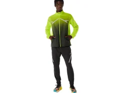 Clearance ASICS MEN LITE-SHOW JACKET Lime Zest/Performance Black