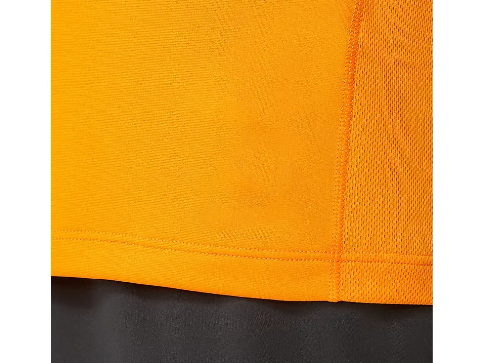 Shop ASICS MEN LITE-SHOW SHORT SLEEVE TOP Bright Orange