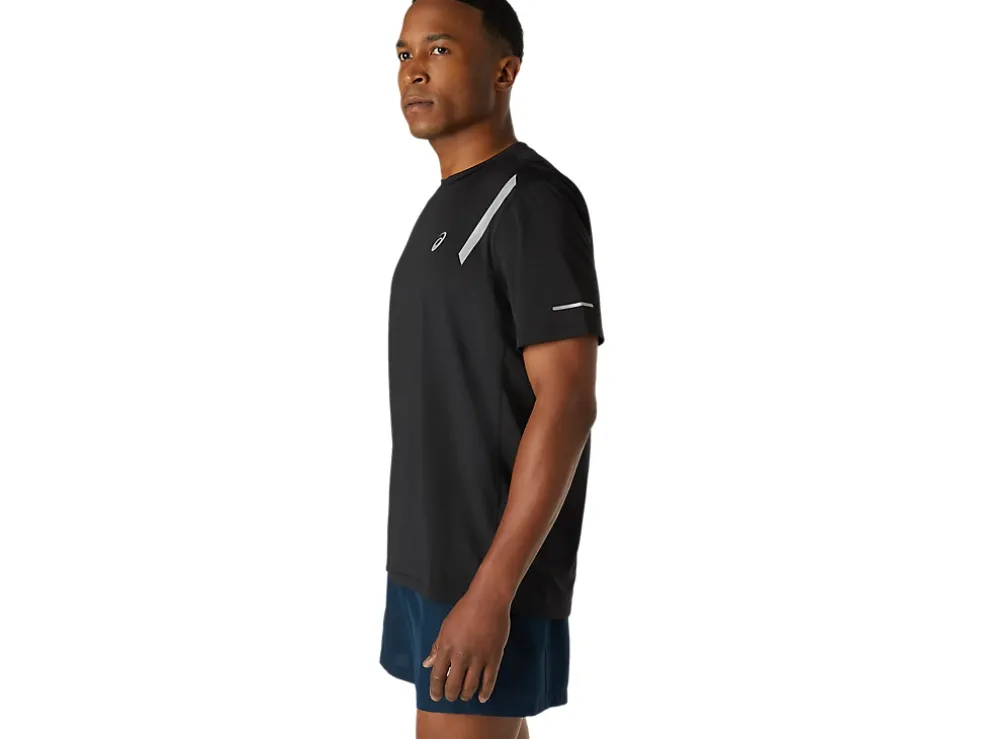 Best ASICS MEN LITE-SHOW SHORT SLEEVE TOP Performance Black