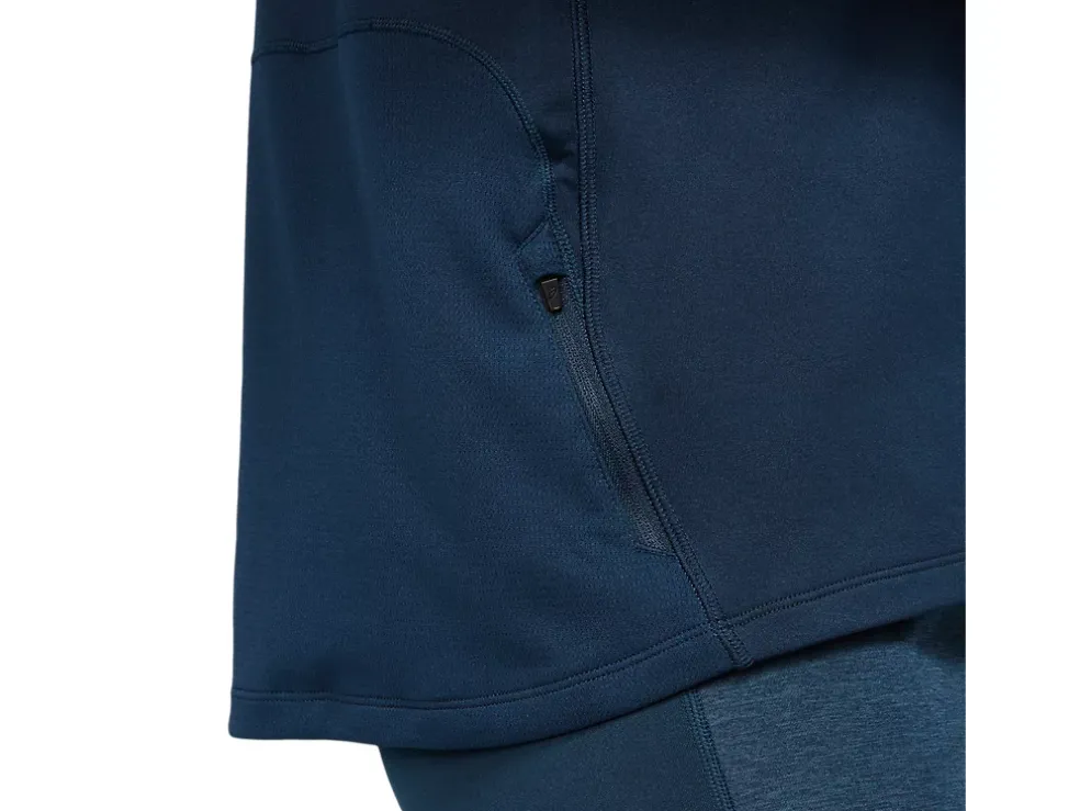 Outlet ASICS MEN LITE-SHOW WINTER 1/2 ZIP TOP French Blue