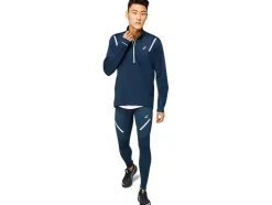Outlet ASICS MEN LITE-SHOW WINTER 1/2 ZIP TOP French Blue