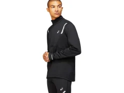 Outlet ASICS MEN LITE-SHOW WINTER 1/2 ZIP TOP Performance Black