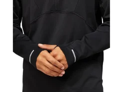 Outlet ASICS MEN LITE-SHOW WINTER 1/2 ZIP TOP Performance Black