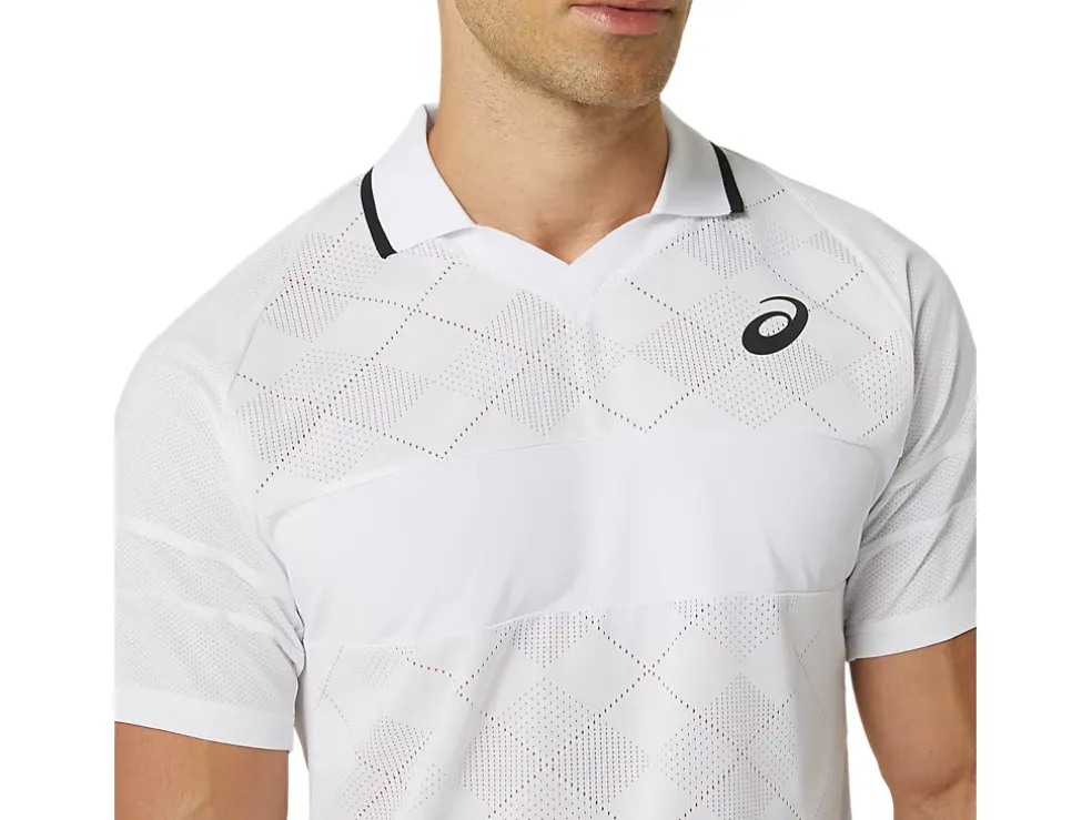 Cheap ASICS MEN MATCH ACTIBREEZE POLO-SHIRT Brilliant White