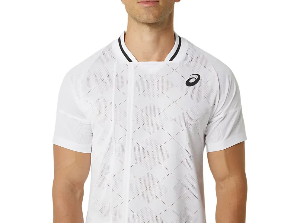 Cheap ASICS MEN MATCH ACTIBREEZE SHORT SLEEVE TOP Brilliant White