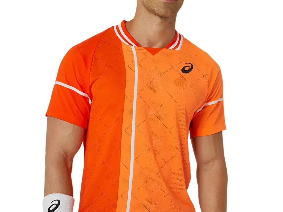 Fashion ASICS MEN MATCH ACTIBREEZE SHORT SLEEVE TOP Koi