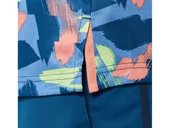 New ASICS MEN MATCH GRAPHIC SHORT SLEEVE TOP Light Indigo