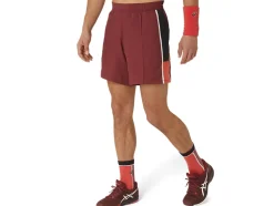 Clearance ASICS MEN MATCH 7IN SHORT Antique Red