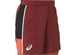 Clearance ASICS MEN MATCH 7IN SHORT Antique Red
