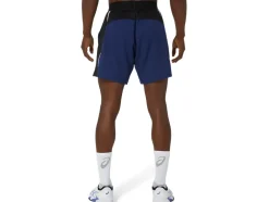 New ASICS MEN MATCH 7IN SHORT Blue Expanse