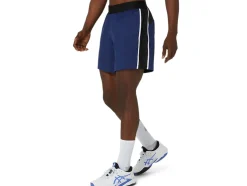 New ASICS MEN MATCH 7IN SHORT Blue Expanse