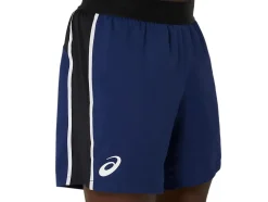 New ASICS MEN MATCH 7IN SHORT Blue Expanse