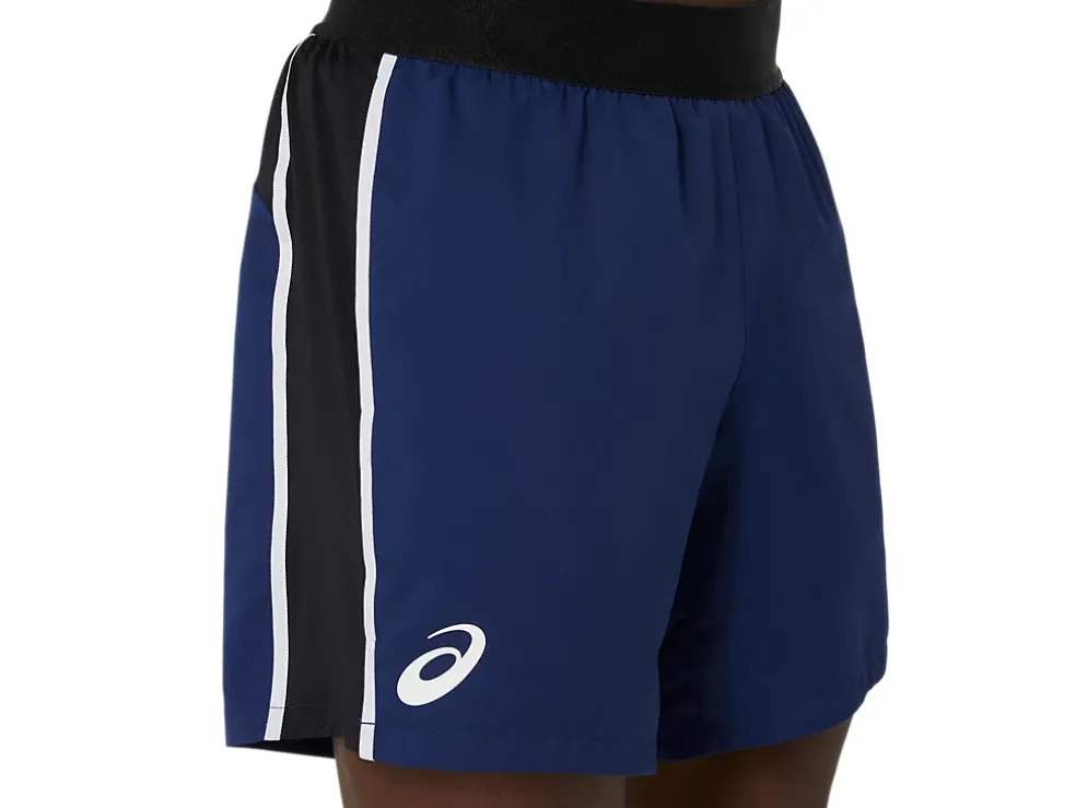 New ASICS MEN MATCH 7IN SHORT Blue Expanse