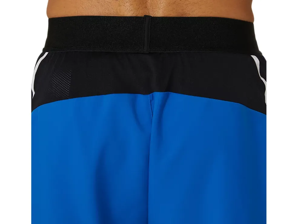 New ASICS MEN MATCH 7IN SHORT Blue Expanse