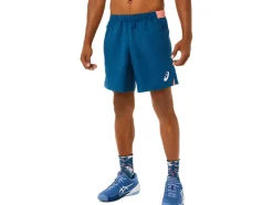 Best ASICS MEN MATCH 7IN SHORT Light Indigo