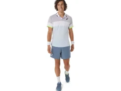 Best ASICS MEN MATCH 7IN SHORT Steel Blue