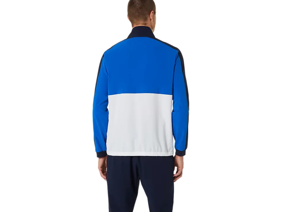 Hot ASICS MEN MATCH JACKET Tuna Blue/Midnight