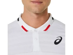 Shop ASICS MEN MATCH POLO-SHIRT Brilliant White