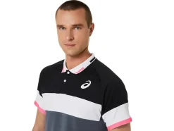Best Sale ASICS MEN MATCH POLO-SHIRT Performance Black/Carrier Grey