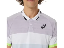 Clearance ASICS MEN MATCH POLO-SHIRT Dusk Violet/Soft Sky