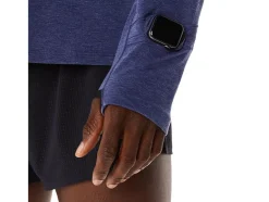 Flash Sale ASICS MEN METARUN 1/2 ZIP LONG SLEEVE TOP Indigo Blue