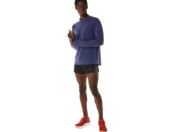 Flash Sale ASICS MEN METARUN 1/2 ZIP LONG SLEEVE TOP Indigo Blue