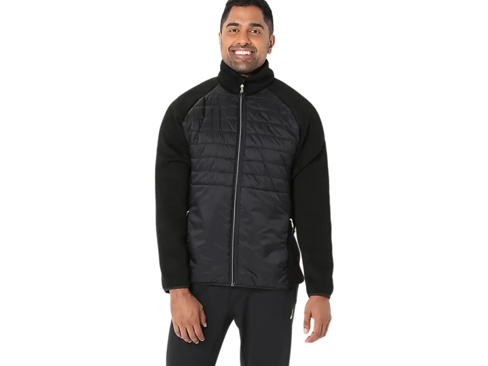 Best Sale ASICS MEN MIXER JACKET 2.0 Performance Black/Safety Yellow